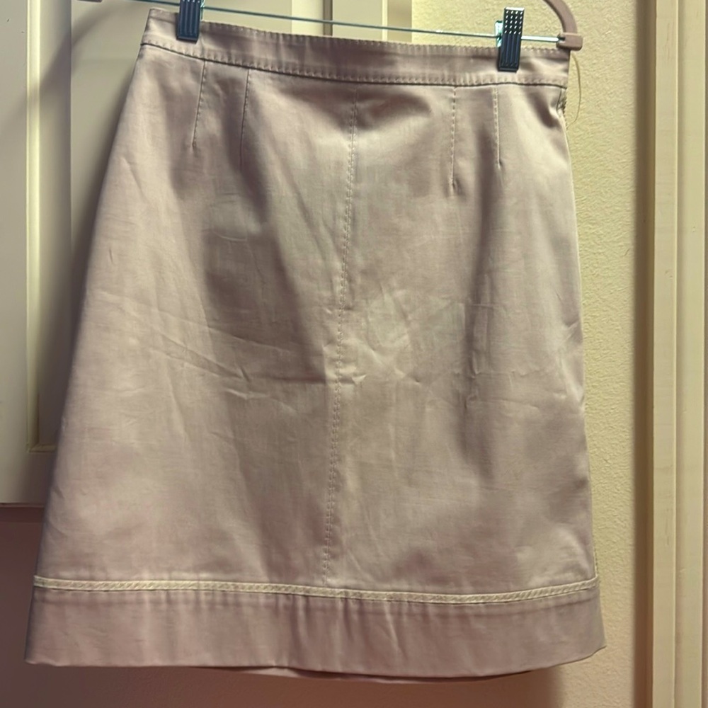 Louis Vuitton blush a-line mini skirt